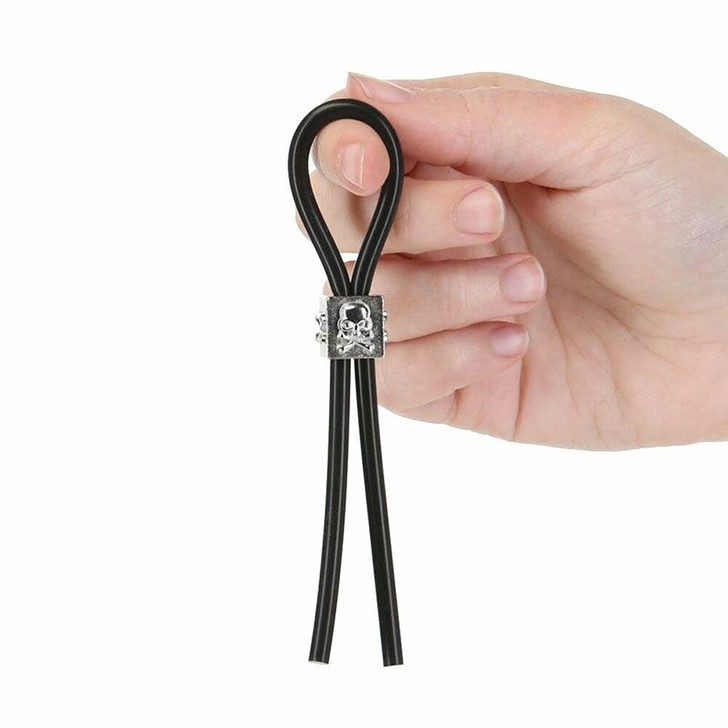 Lux Active Tether Adjustable Cock Tie in Black