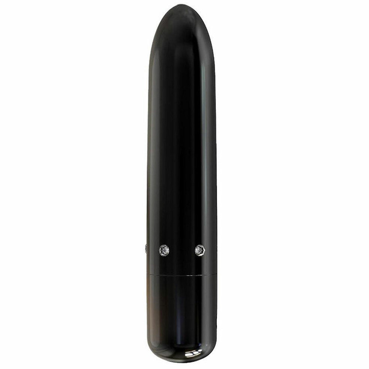 PowerBullet Pretty Point 4” Rechargeable Bullet in Black at Bed Time Toys