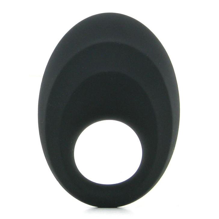 B5 Vibrating Silicone Ring in Black at Bed Time Toys