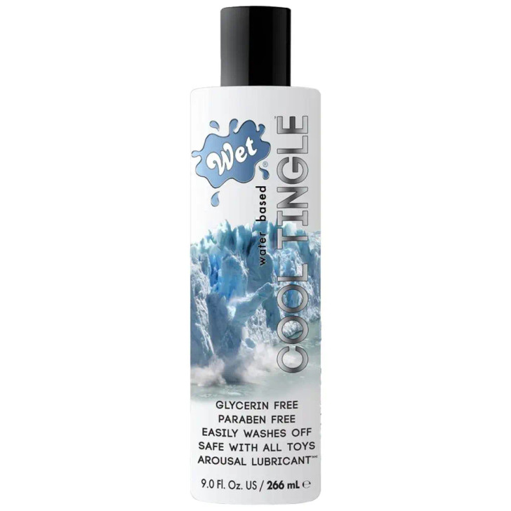 Wet Cool Tingle Arousing Water Based Lubricant in 9oz/266mL at Bed Time Toys