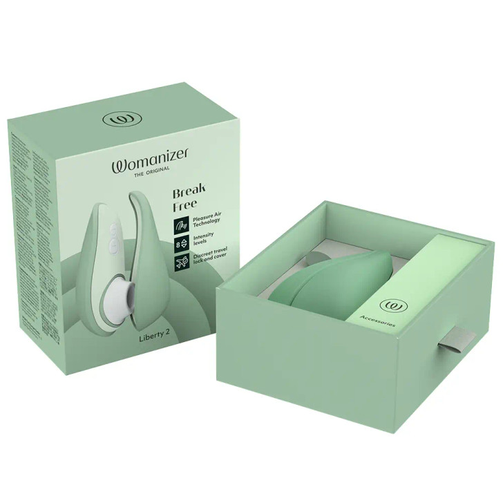 Womanizer Liberty 2 in Sage at Bed Time Toys