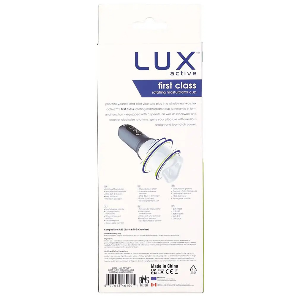 lux active first class rotating masturbator cup Buy Lux Active First Class Rotating Masturbator Cup | Best Price for Penis  Toys