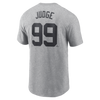 Aaron Judge T-Shirt - Grey NY Yankees Adult T-Shirt