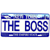 The Boss NY License Plate