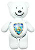 NYPD White/ Logo Bear Magnet