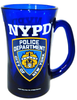 NYPD Cobalt Blue/ Shield Beer Mug