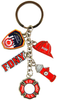 FDNY Dangle Key Ring with 5 Charms