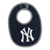 NY Yankees Baby Creeper Bib & Booties 3-pc Set - Pinstripe bib