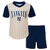Yankees Baby Cooperstown Short Set - Throwback