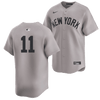 Brett Gardner No Name Road Jersey - Yankees Limited Road Number Only Jersey