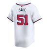 Chris Sale Youth Jersey - Atlanta Braves Replica Kids Home Jersey