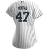 Frankie Montas Ladies Jersey - NY Yankees Replica Womens Home Jersey
