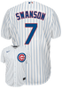 Dansby Swanson Youth Jersey - Chicago Cubs Replica Kids Home Jersey