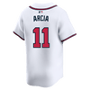 Orlando Arcia Youth Jersey - Atlanta Braves Replica Kids Home Jersey