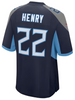 Derrick Henry Jersey - Navy Blue Tennessee Titans Adult Nike Game Jersey - back