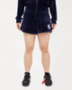 NY Yankees Classic Ladies Velour Jocker Shorts - front