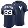 The Martian Youth T-Shirt - Jasson Dominguez Navy NY Yankees Kids T-Shirt