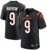 Joe Burrow Youth Jersey - Black Cincinnati Bengals Kids Nike Game Jersey