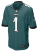 Jalen Hurts Youth Jersey - Green Philadelphia Eagles Kids Nike Game Jersey - front