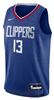 Paul George Youth Jersey - Blue Los Angeles Clippers Swingman Kids Icon Edition Jersey - front