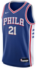 Joel Embiid Youth Jersey - Blue Philadelphia 76ers Swingman Kids Icon Edition Jersey - front
