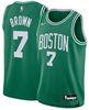 Jaylen Brown Youth Jersey - Green Boston Celtics Swingman Kids Icon Edition Jersey