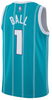 LaMelo Ball Youth Jersey - Teal Charlotte Hornets Swingman Kids Icon Edition Jersey - back