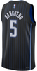 Paolo Banchero Youth Jersey - Black Pinstripe Orlando Magic Swingman Kids Icon Edition Jersey - back