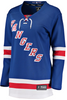 NY Rangers Blue Ladies Breakaway Home Jersey - front