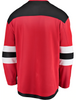 NJ Devils Home Jersey - Red Adult Breakaway Jersey - back