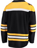 Boston Bruins Home Jersey - Black Adult Breakaway Jersey - back