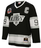 Wayne Gretzky Kings Jersey - Black 1992-93 Blue Line Throwback Jersey - front