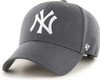 NY Yankees MVP Adjustable Cap - Charcoal