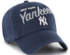 NY Yankees Clean Up Adjustable Cap - Navy Phoebe Ladies Dad Hat