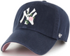 NY Yankees Clean Up Adjustable Cap - Navy with Rose