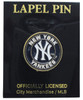 NY Yankees Lapel Pin - Navy Stamp Design