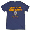 Crime Scene Investigator Navy Tee - alt