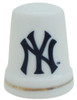 NY Yankees Ceramic Thimble - NY Logo