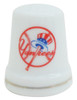 NY Yankees Ceramic Thimble - Team Logo