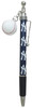 NY Yankees Dangling Baseball Charm Pen - Navy