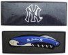 NY Yankees Corkscrew Bottle Opener - Navy