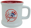 NY Yankees Embossed 20oz Mug - White