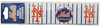 NY Mets Mini Bumper Sticker - Pinstripe