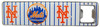 NY Mets Bottle Opener Magnet - Pinstripe