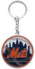 NY Mets Metal Keychain - Team Logo