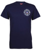 FDNY Stripe Navy Tee - front