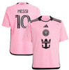 Lionel Messi Inter Miami Youth Home Replica Jersey by Adidas- Easy Pink