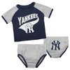 NY Yankees Baby Navy Grey 2-pc. Set - Underlined
