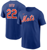 Juan Soto T-Shirt - Blue NY Mets Adult Fuse T-Shirt<ul> <li>Officially Licensed by MLB made by Nike