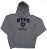 NYPD Full Chest Ash Hooded Sweatshirt - alt image
